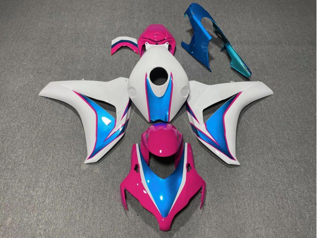 Brillo Rosa & Azul 08-11 Honda CBR1000RR Carenado Brillo Rosa & Azul 08-11 Honda CBR1000RR Carenado