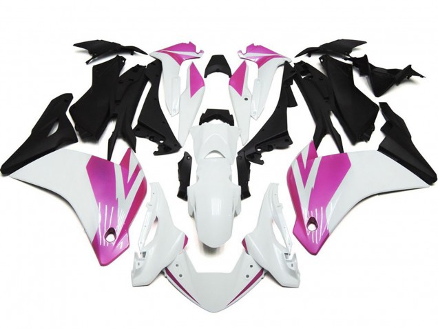 Brillo Rosa & Blanco 11-14 Honda CBR250RR Carenado Brillo Rosa & Blanco 11-14 Honda CBR250RR Carenado
