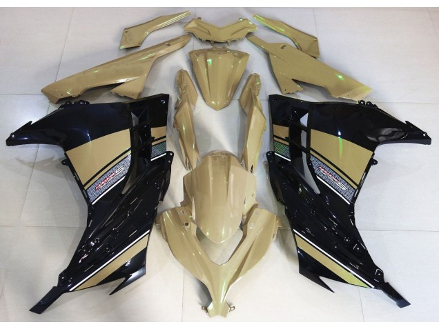 Bronceado Del Desierto & Negro 13-18 Kawasaki Ninja 300 Carenado Bronceado Del Desierto & Negro 13-18 Kawasaki Ninja 300 Carenado