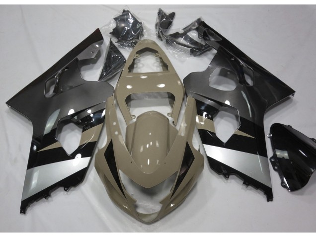 Bronceado Del Desierto & Plata 04-05 Suzuki GSXR 600-750 Carenado Bronceado Del Desierto & Plata 04-05 Suzuki GSXR 600-750 Carenado