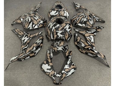 Bronceado & Plateado Camuflaje 09-12 Honda CBR600RR Carenado