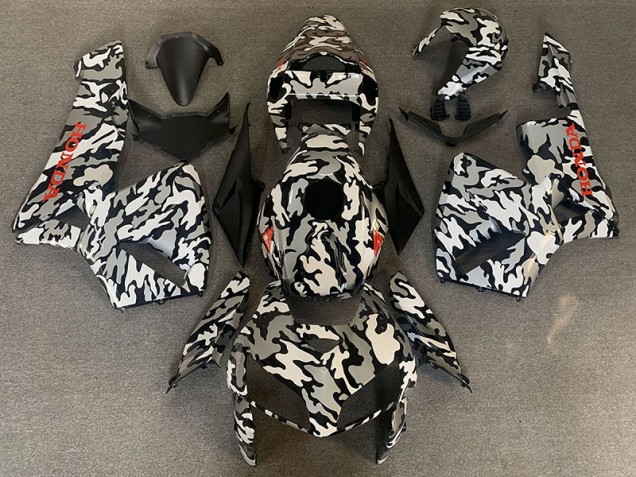 Camuflaje & Calcomanías Rojas 05-06 Honda CBR600RR Carenado Camuflaje & Calcomanías Rojas 05-06 Honda CBR600RR Carenado
