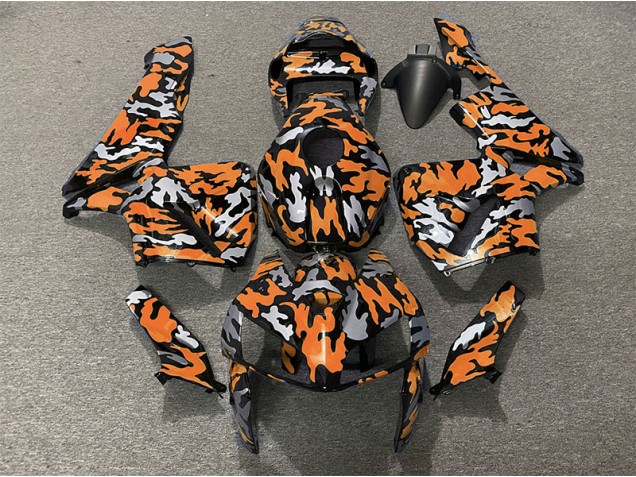 Camuflaje & Naranja 05-06 Honda CBR600RR Carenado Camuflaje & Naranja 05-06 Honda CBR600RR Carenado