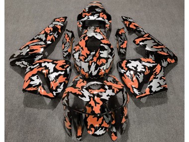 Camuflaje & Naranja Claro 05-06 Honda CBR600RR Carenado