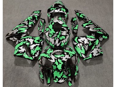 Camuflaje & Verde Claro 05-06 Honda CBR600RR Carenado