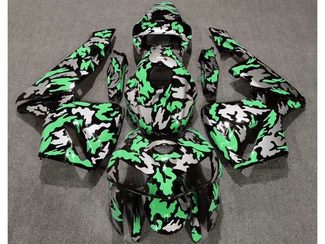 Camuflaje & Verde Claro 05-06 Honda CBR600RR Carenado Camuflaje & Verde Claro 05-06 Honda CBR600RR Carenado