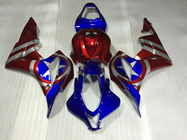 Capitan America 07-08 Honda CBR600RR Carenado Capitan America 07-08 Honda CBR600RR Carenado