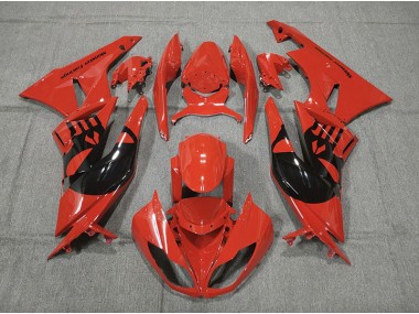 Castigador Rojo 09-12 Kawasaki ZX6R Carenado