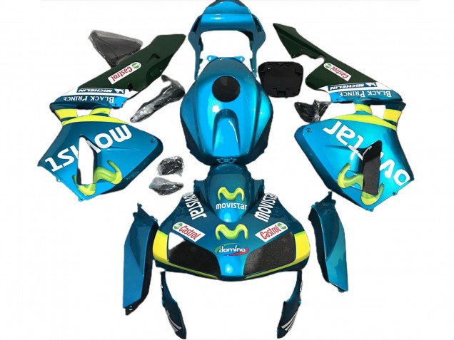 Celeste Movistar 03-04 Honda CBR600RR Carenado Celeste Movistar 03-04 Honda CBR600RR Carenado