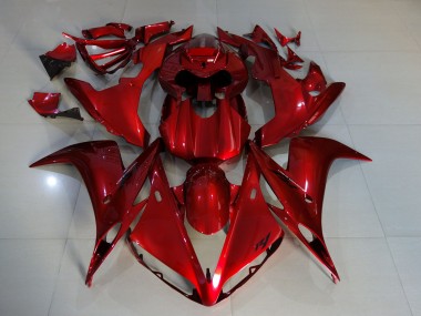 Color Rojo Oscuro 04-06 Yamaha R1 Carenado