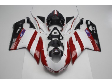 Color Rojo Oscuro 07-14 Ducati 848 1098 1198 Carenado