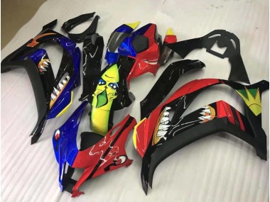 Compartir Rojo & Azul 16-19 Kawasaki ZX10R Carenado