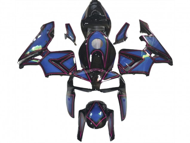 Contorno Azul Profundo & Rosa 05-06 Honda CBR600RR Carenado Contorno Azul Profundo & Rosa 05-06 Honda CBR600RR Carenado