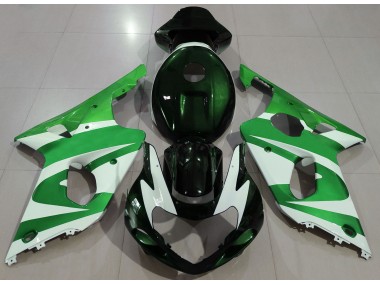 De Color Verde Oscuro 00-02 Suzuki GSXR 1000 Carenado