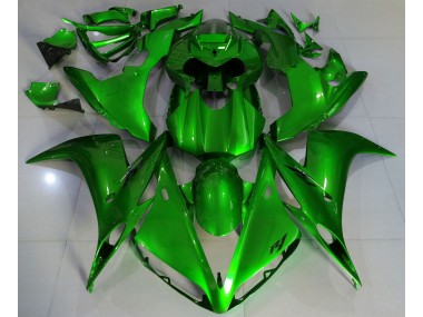 De Color Verde Oscuro 04-06 Yamaha R1 Carenado