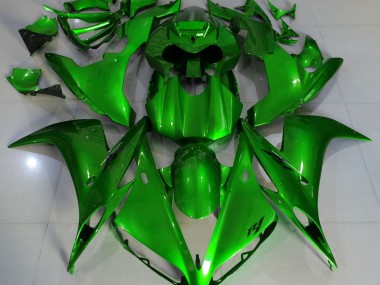 De Color Verde Oscuro 04-06 Yamaha R1 Carenado