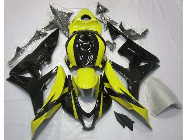 Diseño Amarillo & Negro OEM 07-08 Honda CBR600RR Carenado Diseño Amarillo & Negro OEM 07-08 Honda CBR600RR Carenado