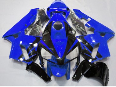 Diseño Azul Brillante & Negro 05-06 Honda CBR600RR Carenado