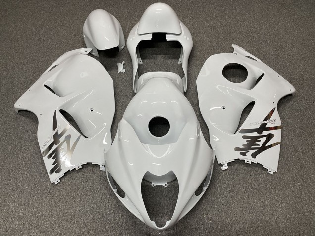 Diseño Blanco Brillante 97-07 Suzuki GSXR 1300 Carenado Diseño Blanco Brillante 97-07 Suzuki GSXR 1300 Carenado