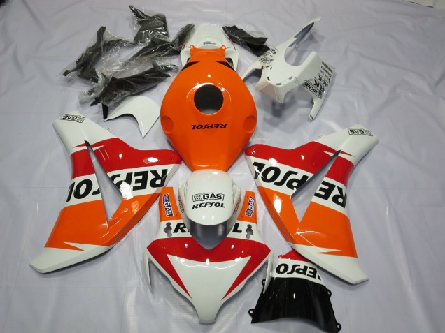 Diseño Blanco Repsol 08-11 Honda CBR1000RR Carenado Diseño Blanco Repsol 08-11 Honda CBR1000RR Carenado