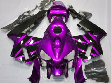 Diseño Morado & Negro Brillante 05-06 Honda CBR600RR Carenado