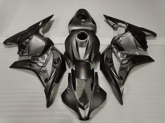 Diseño Personalizado En Negro Mate 09-12 Honda CBR600RR Carenado Diseño Personalizado En Negro Mate 09-12 Honda CBR600RR Carenado