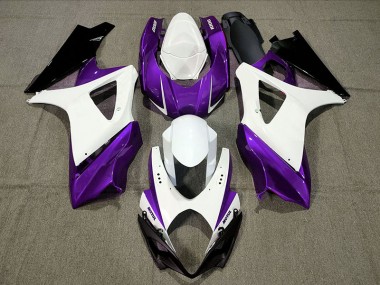Diseño Personalizado Morado 07-08 Suzuki GSXR 1000 Carenado