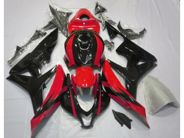 Diseño Rojo & Negro OEM 07-08 Honda CBR600RR Carenado