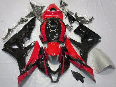 Diseño Rojo & Negro OEM 07-08 Honda CBR600RR Carenado