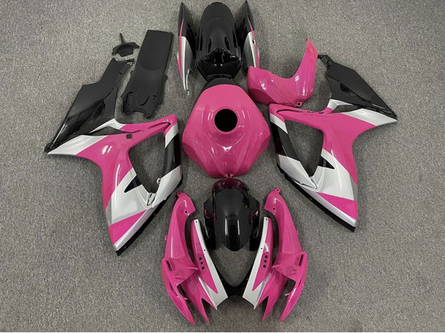 Diseño Rosa 06-07 Suzuki GSXR 600-750 Carenado Diseño Rosa 06-07 Suzuki GSXR 600-750 Carenado