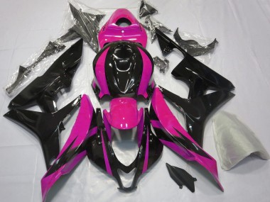 Diseño Rosa & Negro OEM 07-08 Honda CBR600RR Carenado