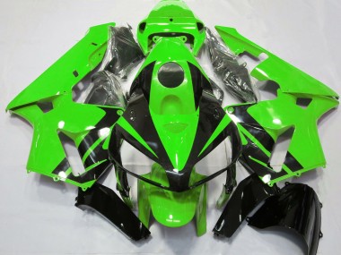 Diseño Verde & Negro Brillante 05-06 Honda CBR600RR Carenado