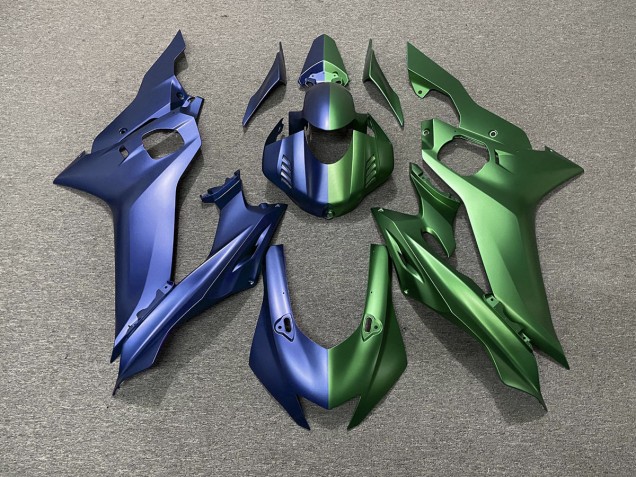 División Azul & Verde 17-21 Yamaha R6 Carenado División Azul & Verde 17-21 Yamaha R6 Carenado