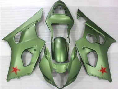 Ejercito Verde 03-04 Suzuki GSXR 1000 Carenado