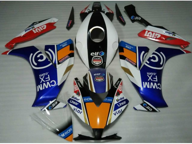 Elf Azul & Naranja 12-16 Honda CBR1000RR Carenado Elf Azul & Naranja 12-16 Honda CBR1000RR Carenado