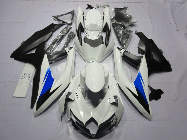 En Blanco & Negro 08-10 Suzuki GSXR 600-750 Carenado