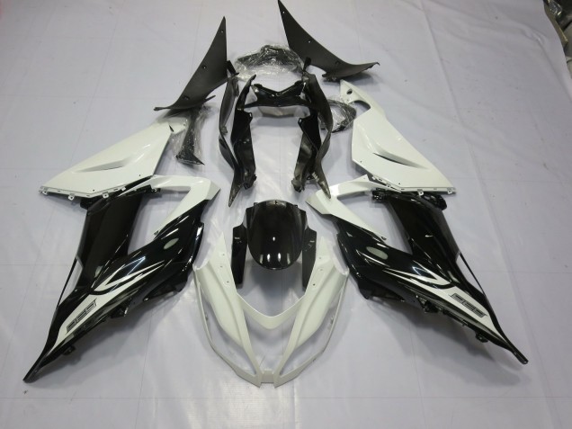 En Blanco & Negro 13-18 Kawasaki ZX6R Carenado En Blanco & Negro 13-18 Kawasaki ZX6R Carenado