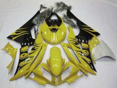 Estilo Amarillo Llama 08-16 Yamaha R6 Carenado