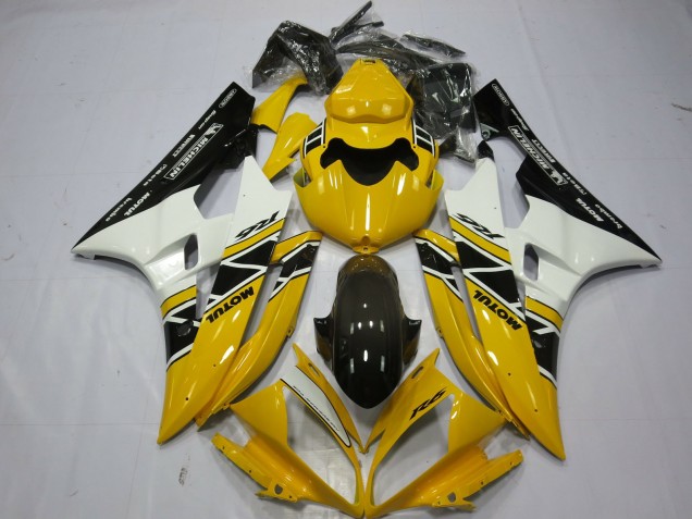 Estilo Amarillo Motul OEM 06-07 Yamaha R6 Carenado