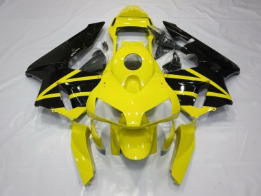 Estilo Amarillo & Negro OEM 03-04 Honda CBR600RR Carenado