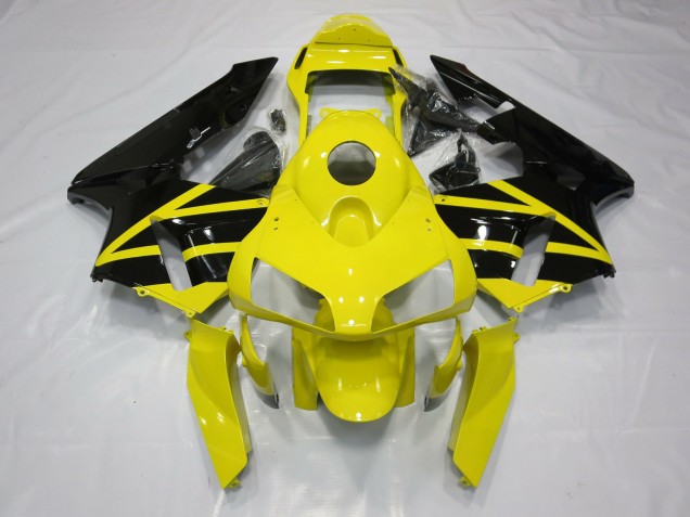 Estilo Amarillo & Negro OEM 03-04 Honda CBR600RR Carenado