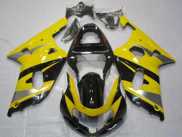 Estilo Amarillo OEM 01-03 Suzuki GSXR 600-750 Carenado Estilo Amarillo OEM 01-03 Suzuki GSXR 600-750 Carenado