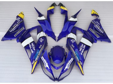 Estilo Azul 13-18 Kawasaki ZX6R Carenado