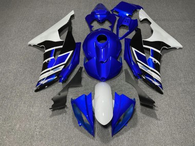 Estilo Azul Blanco & Negro OEM 08-16 Yamaha R6 Carenado