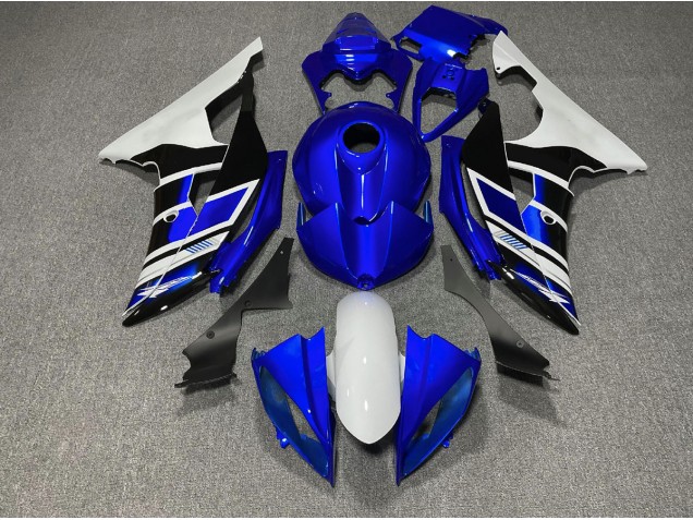 Estilo Azul Blanco & Negro OEM 08-16 Yamaha R6 Carenado Estilo Azul Blanco & Negro OEM 08-16 Yamaha R6 Carenado