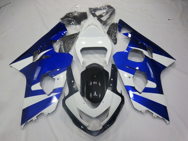 Estilo Azul Blanco OEM 04-05 Suzuki GSXR 600-750 Carenado Estilo Azul Blanco OEM 04-05 Suzuki GSXR 600-750 Carenado
