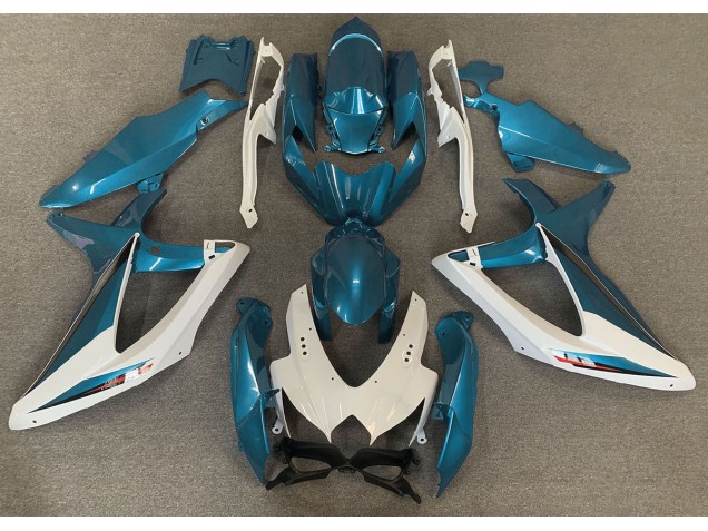 Estilo Azul Claro OEM 08-10 Suzuki GSXR 600-750 Carenado Estilo Azul Claro OEM 08-10 Suzuki GSXR 600-750 Carenado