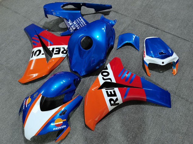 Estilo Azul Perla Repsol 08-11 Honda CBR1000RR Carenado Estilo Azul Perla Repsol 08-11 Honda CBR1000RR Carenado