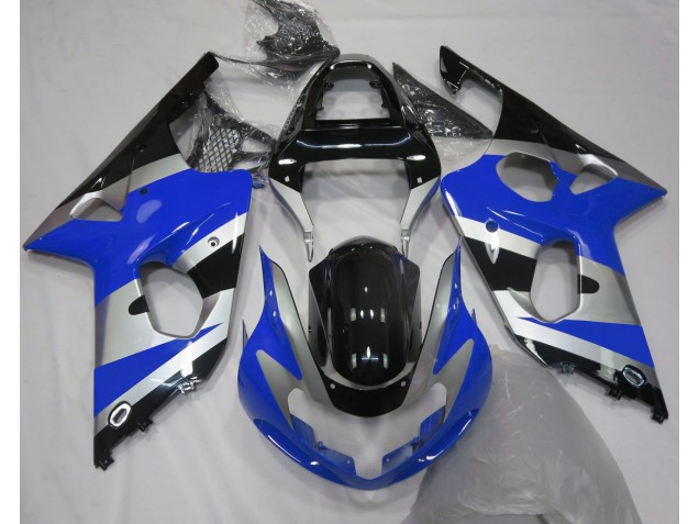 Estilo Azul Plateado OEM 00-02 Suzuki GSXR 1000 Carenado Estilo Azul Plateado OEM 00-02 Suzuki GSXR 1000 Carenado