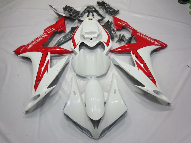 Estilo Blanco & Rojo 04-06 Yamaha R1 Carenado Estilo Blanco & Rojo 04-06 Yamaha R1 Carenado